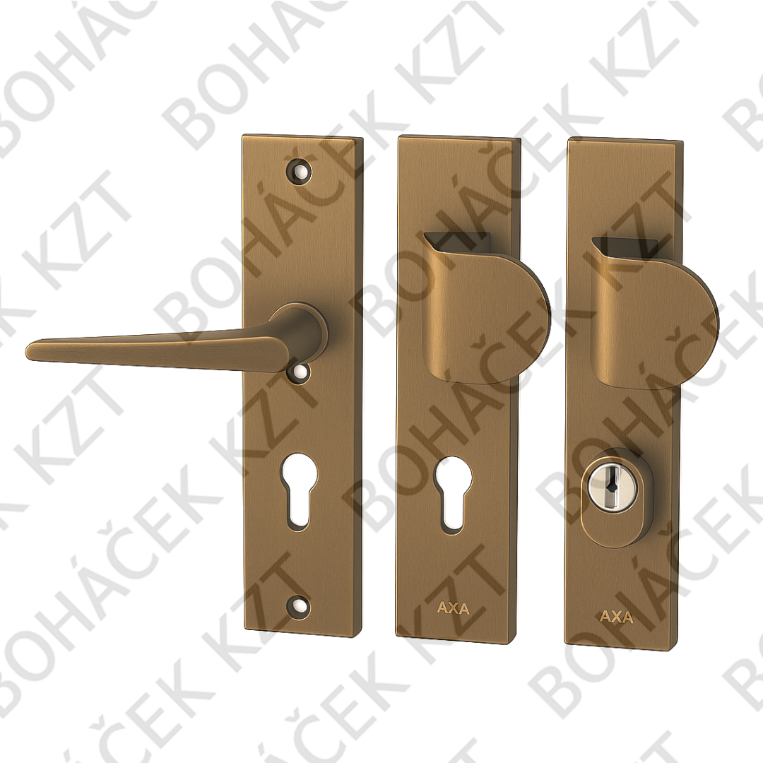 AXA LINIA ATLAS Klika-madlo Bronz