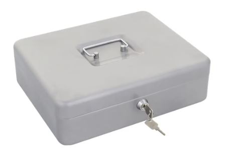 Pokladnička HomeStar Cash 4 stříbrná Pokladnička HomeStar Cash 4 stříbrná