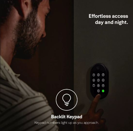 Yale Linus Smart klávesnice se čtečkou otisku prstu