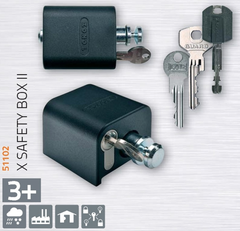 Uzamykatelný mechanismus TOKOZ X SAFETY BOX II
