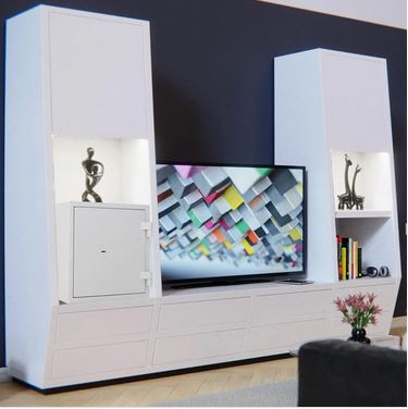 Fire Safe 40 nábytkový ohnivzdorný trezor šedý