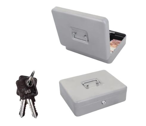 Pokladnička HomeStar Cash 4 stříbrná