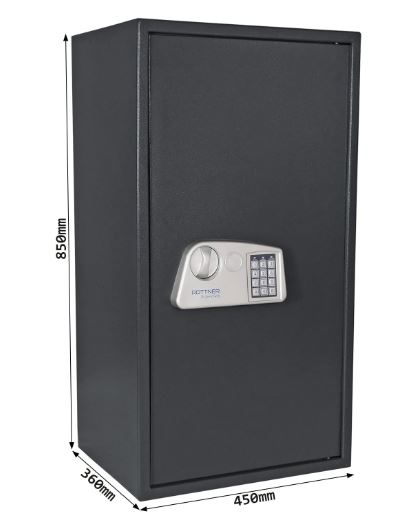 Nábytkový sejf Jupiter 6 EL antracit