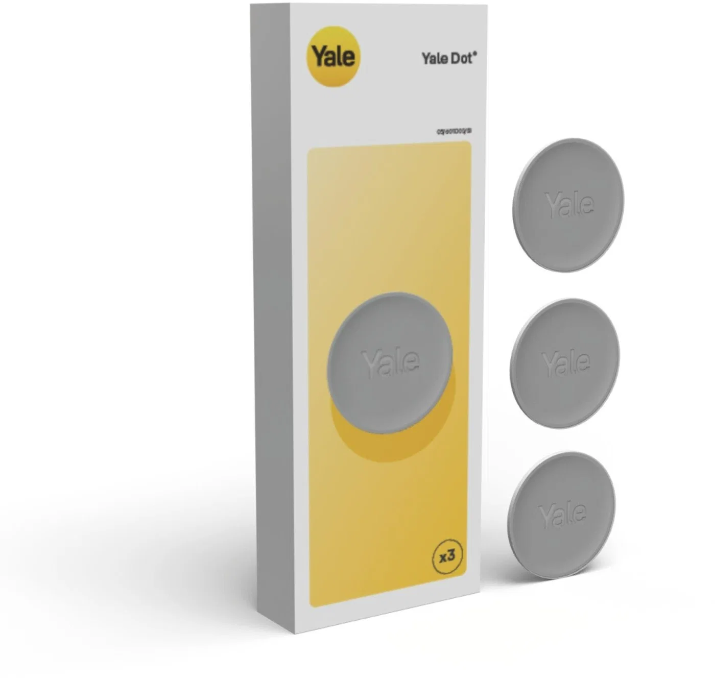 Yale Dot® 3ks stříbrný