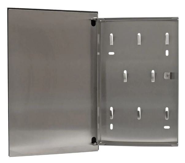 KeyGlass skříňka na klíče černá - 8 klíčů
