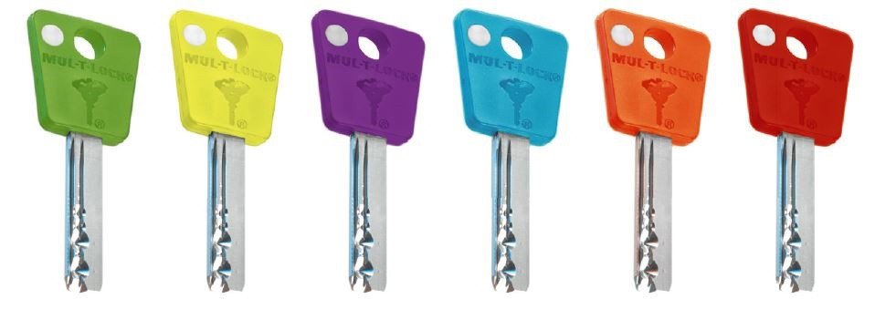 Klíč MUL-T-LOCK 7x7 barevný 