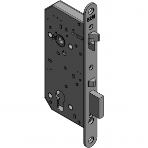 Zadlabací zámek ERBI 90/50 mechanický samozamykací 