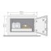 YALE Safe Guest Medium YSG/250/DB1