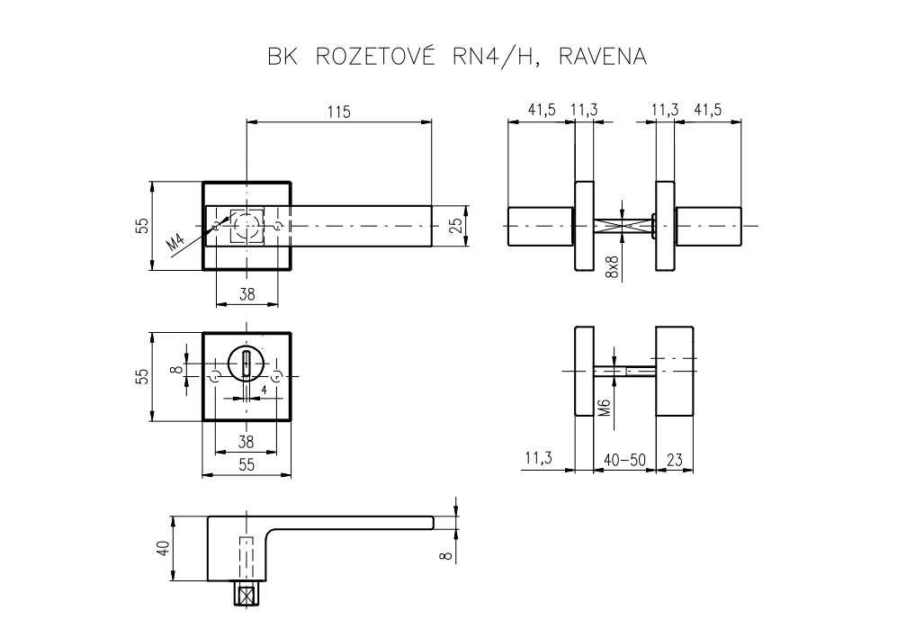Technický nákres RN4