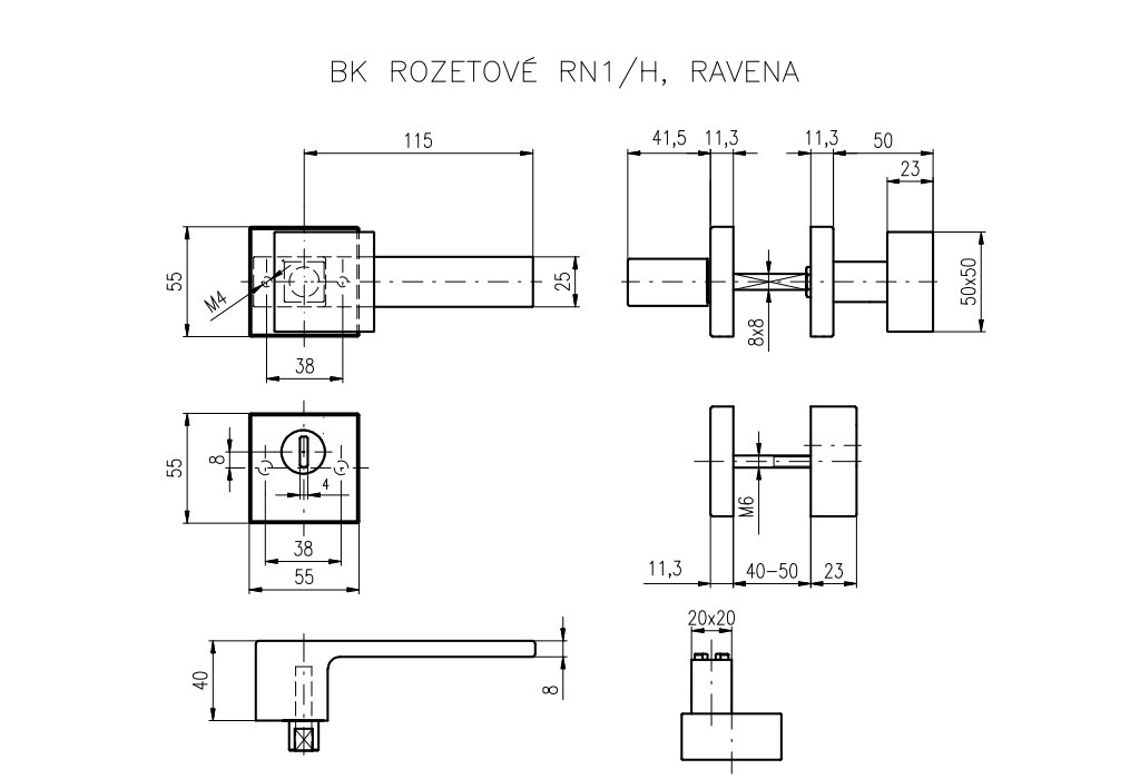 Technický nákres RN1