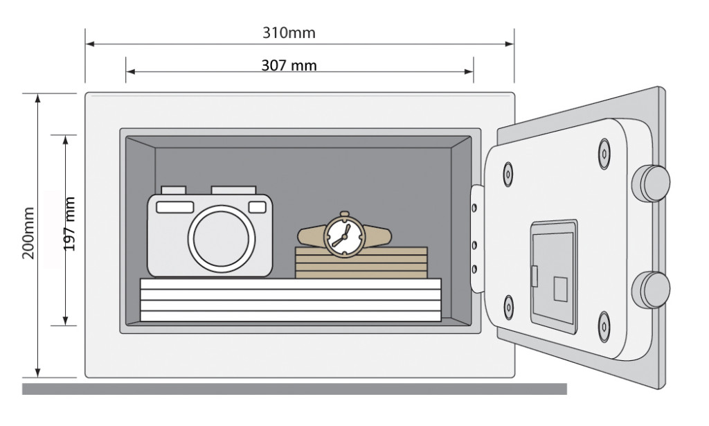 YALE Safe Guest Small YSG/200/DB2