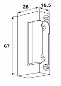 DORCAS 41-AADFLEX 6-12V AC/DC s momentovým kolíkem a mechanickou blokádou